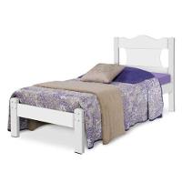 Cama Solteiro Munique Branco Com Colchão - Gabrielli - 2
