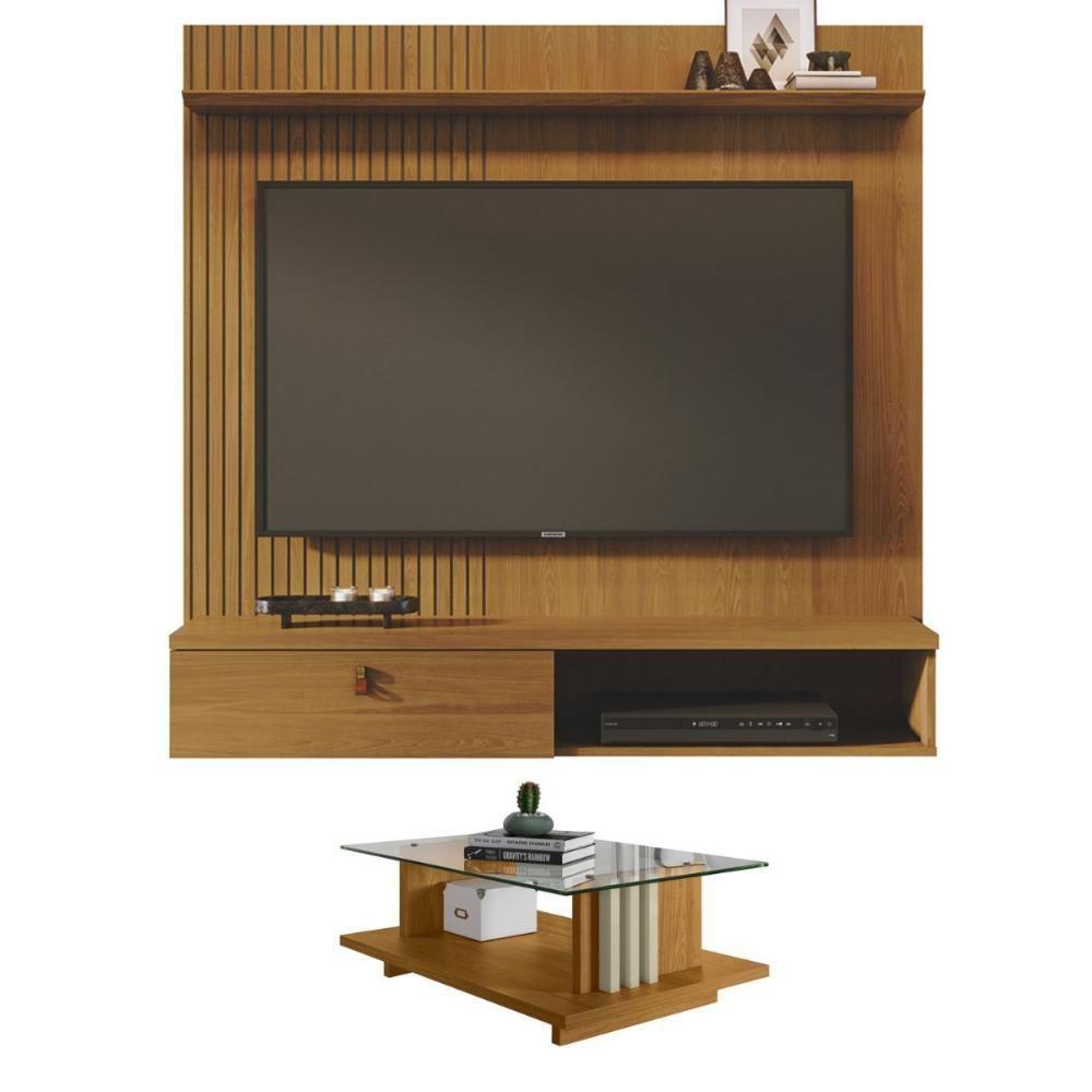 Conjunto íris C- Mesa De Centro Frizz Cumaru-opala - 4