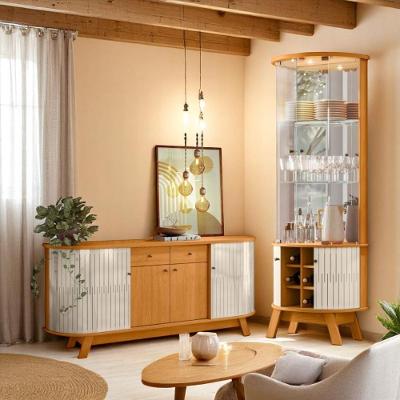 Conjunto Verona C- Cristaleira Nina Cinamomo-off-white