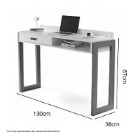 Escrivaninha Moderna Jb 6055 Nature Bechara - 3