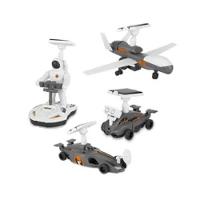 Kit Robo Solar 4 Em 1 Exploracao Lunar Robotica Educativo Astronauta Aviao Geek Crianca Brinquedo Montar - 7