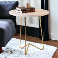 Mesa De Apoio Jb 8004 Pérola E Dourado Bechara - 1