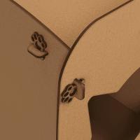 Mesa De Cabeceira Casinha Pet Gato Cat Mdf Natural - 2