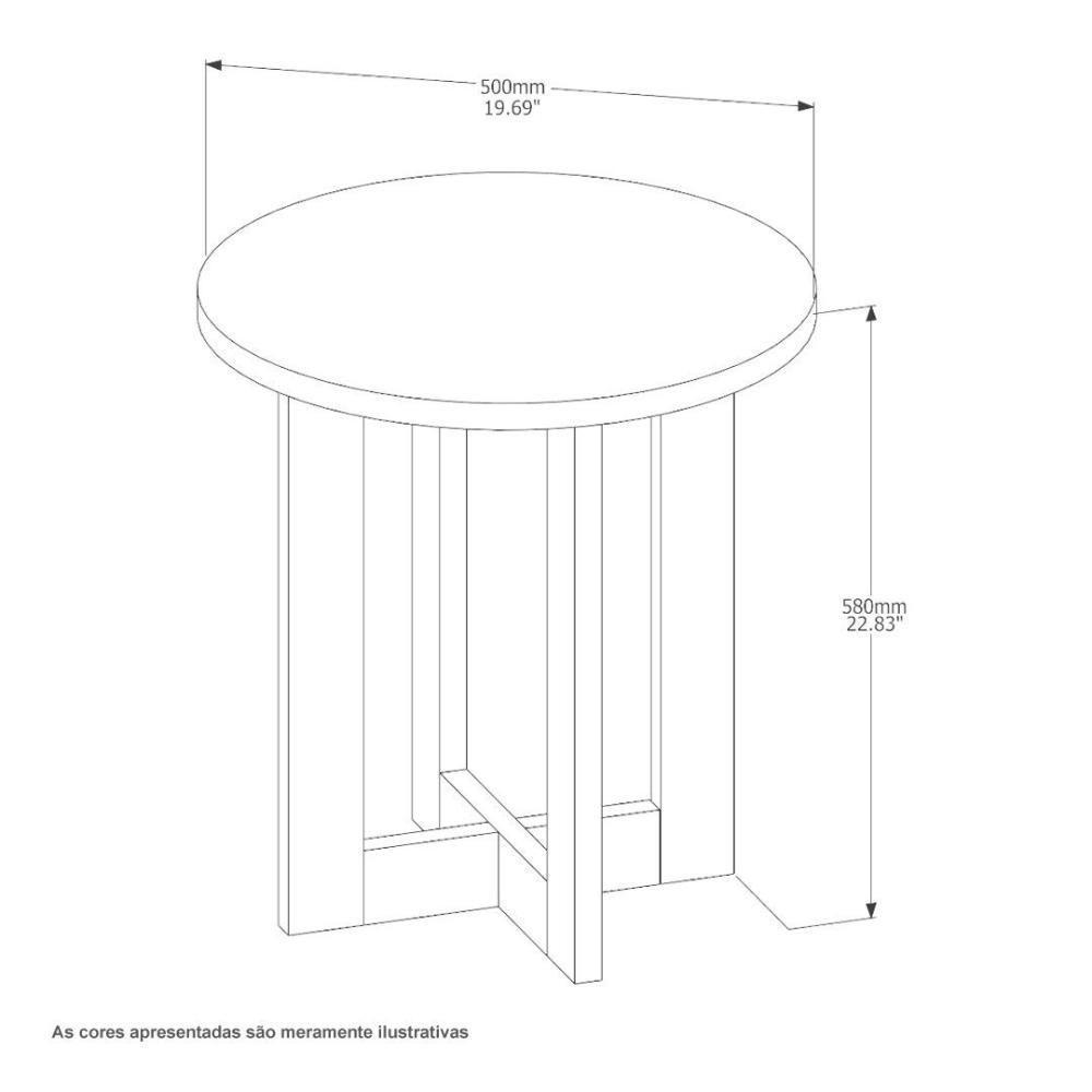 Mesa Lateral Jb 8002 Nature Bechara - 3