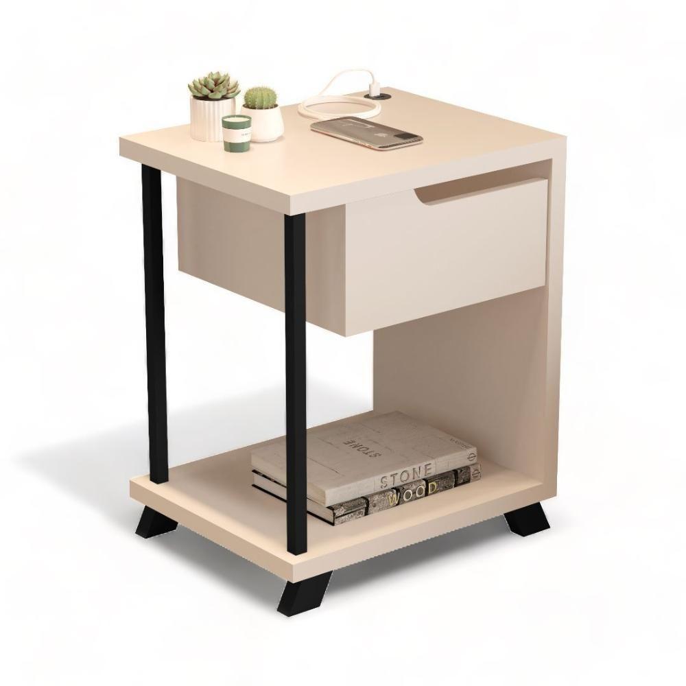 Mesa De Cabeceira Moderna Jb 1010 Pérola Bechara - 2