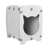 Mesa De Cabeceira Casinha Pet Gato Cat Branco - 3