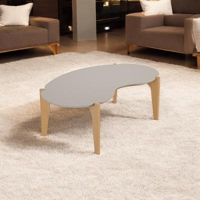 Mesa De Centro Florida 105cm P- Decoração E Utilidades - Off White Perolizado-freijo