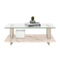 Mesa De Centro Domo Com Tampo Decorativo Calacata-off-white - 3