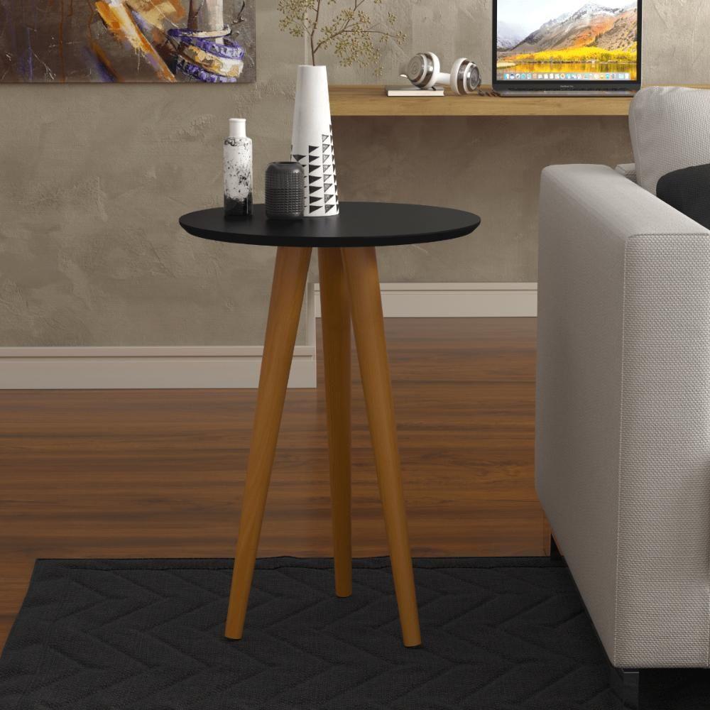 Mesa Lateral 4601 Pés Palito Sala Preta - 1