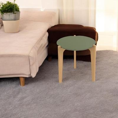 Mesa Lateral Florida 50cm Suporte Decoração E Utilidades - Verde Floresta-freijo