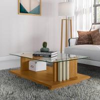 Mesa De Centro Frizz Com Acabamento Premium Cumaru-opala - 1