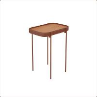 Mesa Lateral Mavi G 70x37 Nature Com Pes Metal Cobre - 3