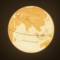 Globo Esfera Educativa Iluminada Com Base Rotativa Decoracao Infantil Ou Ambiente De Estudos Escritorio Amarelo - 3