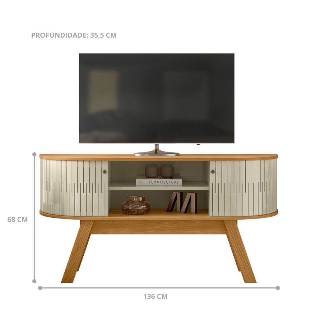 Bancada Atlanta Com Nichos Cumaru/opala - 3