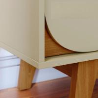 Bancada Selene Com Nichos Cumaru/opala - 4