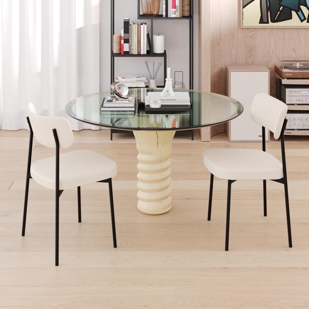 Cadeira Mynna Fixa C/4 Pes 525 X 470 X 790 Mm C/1 Un. Corriente Palha Corriente Palha - 2