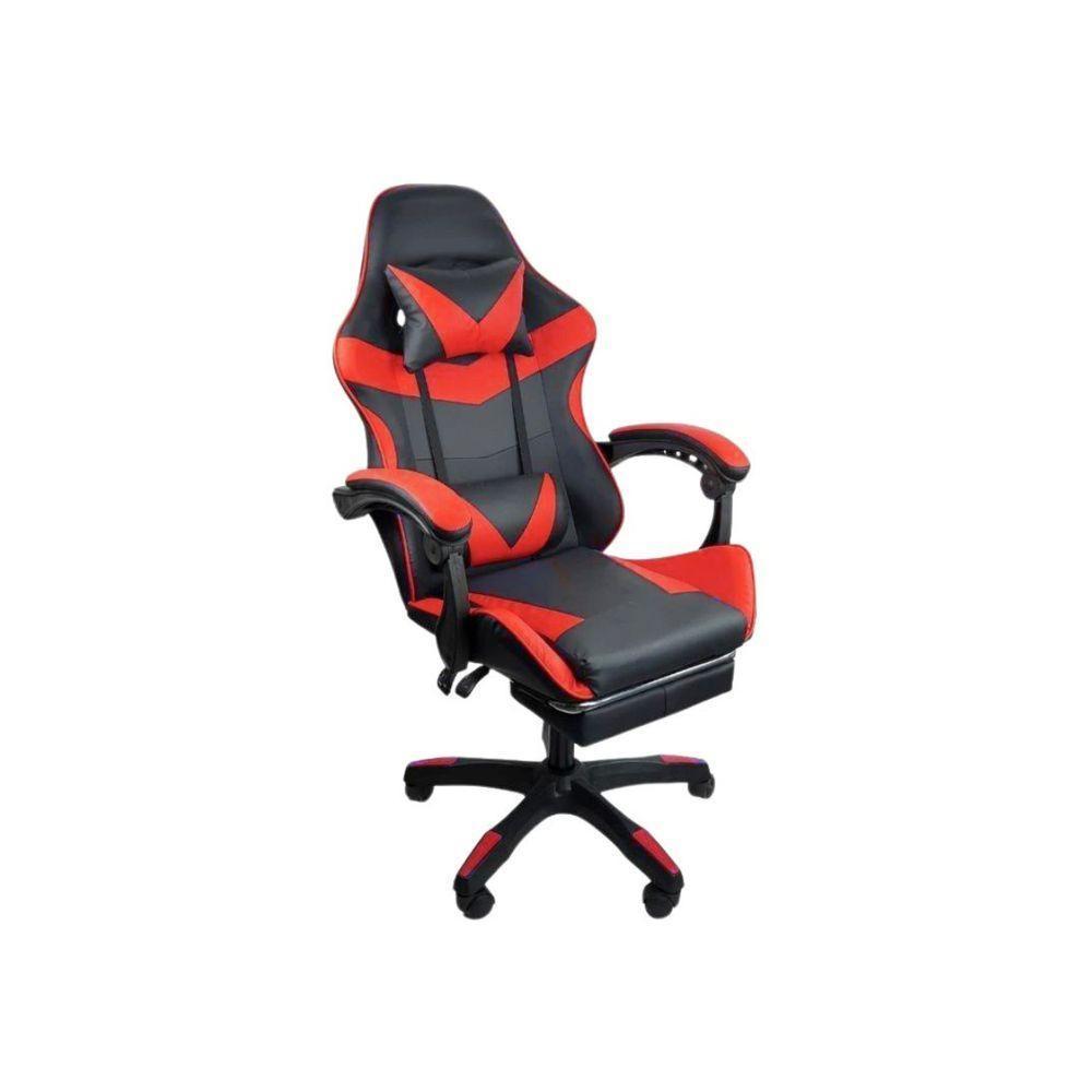Cadeira Gamer Stillus Ergonômica Com Apoio Para Os Pés - Vermelho - 1