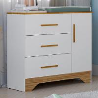Cômoda Infantil Popy Retrô Plus 1 Porta E 3 Gavetas Branco Brilho/amêndoa - Móveis Peroba - 1