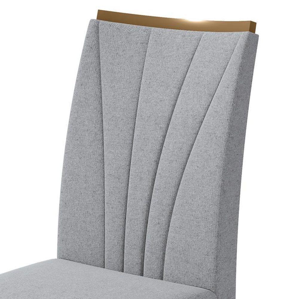 Conjunto 2 Cadeiras Apogeu Amêndoa/linho Cinza Claro - Móveis Lopas - 4