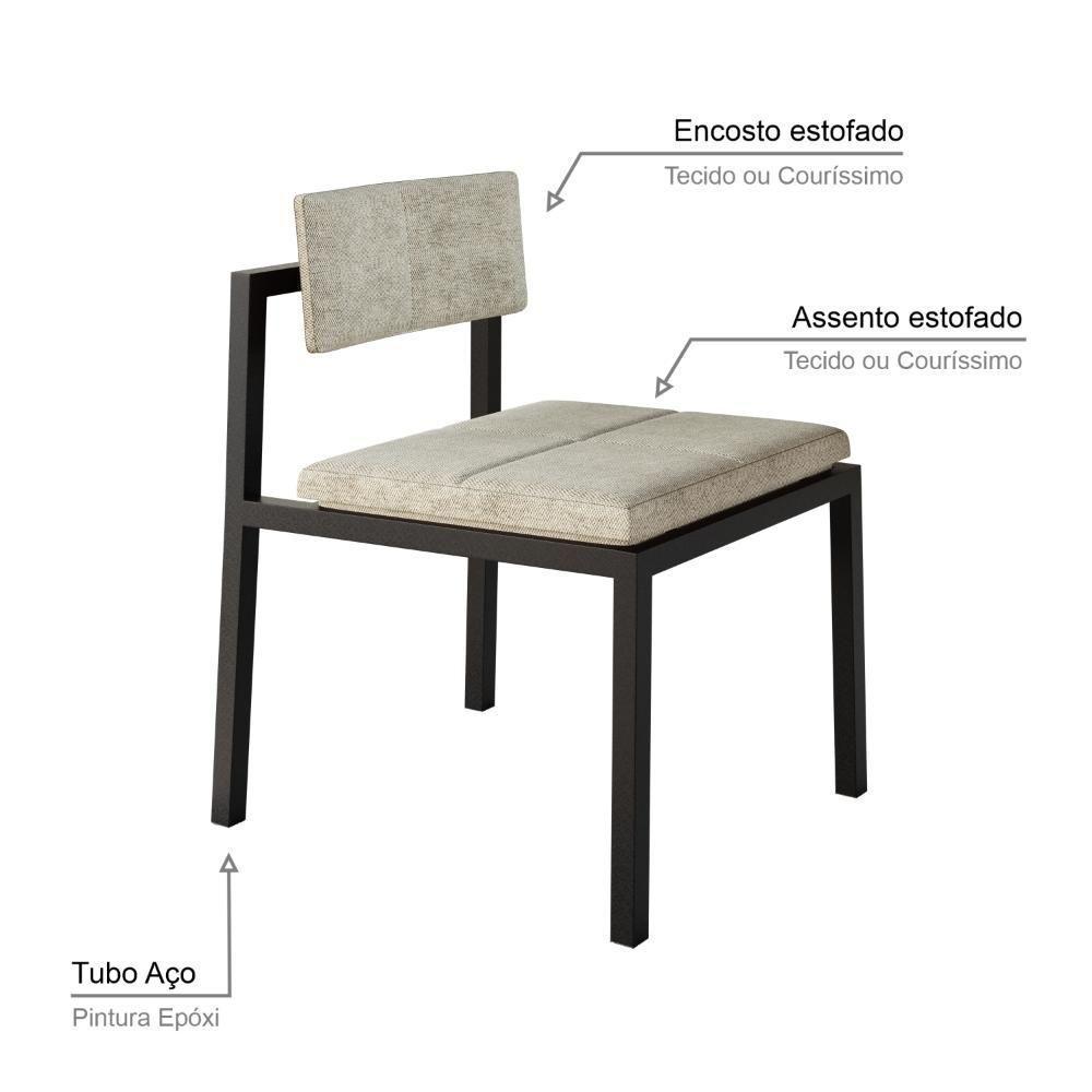 Cadeira Noah Encosto Anatômico. Lautrec Off White Lautrec Off White - 3