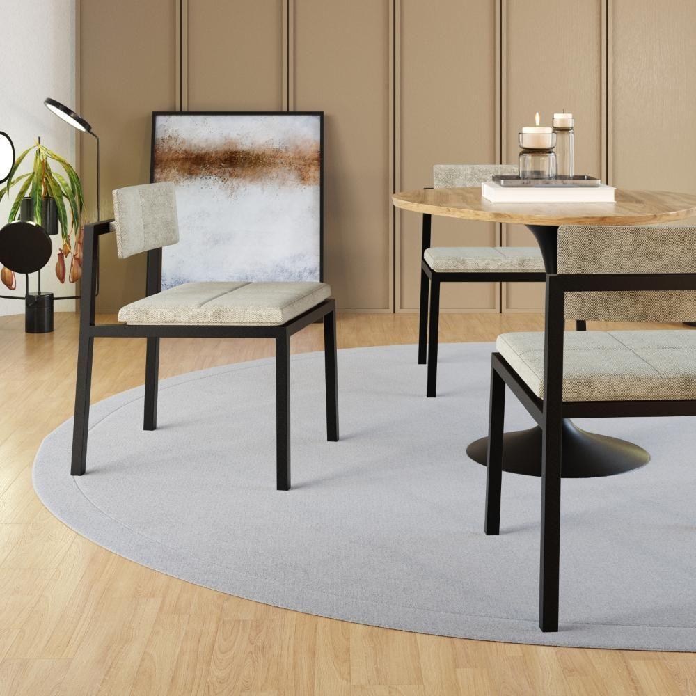 Cadeira Noah Encosto Anatômico. Lautrec Off White Lautrec Off White - 4