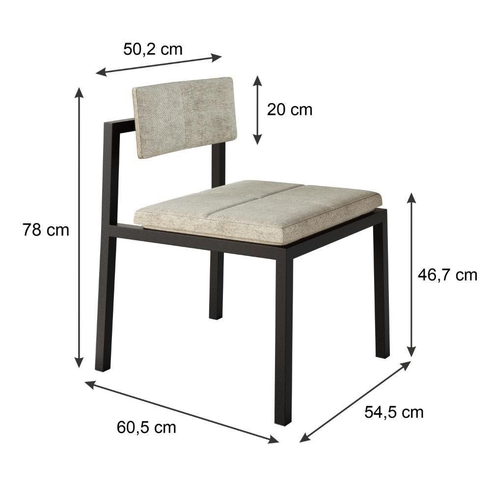 Cadeira Noah Encosto Anatômico. Lautrec Off White Lautrec Off White - 7