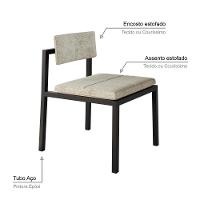 Cadeira Noah Encosto Anatômico. Lautrec Off White Lautrec Off White - 3