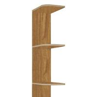 Prateleira Externa Para Guarda Roupa Smim/luna Amêndoa - Móveis Peroba Amêndoa - 2