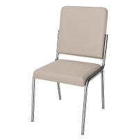 Kit 2 Cadeiras Cromada Sala Jantar 2C129CR Corino Kappesberg Nude - 5