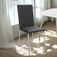 Kit 2 Cadeiras Cromada Sala Jantar 2C091CR Corino Kappesberg Marrom - 5