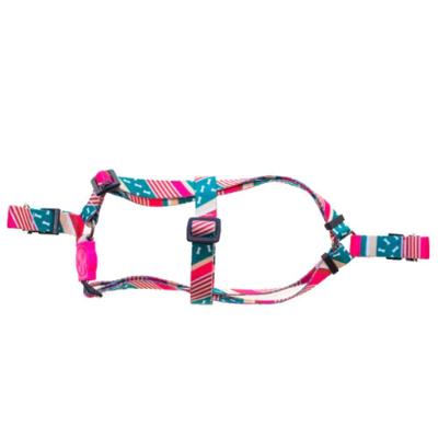 Peitoral Para Cães Osso Rosa Ampla Pet Tamanho P