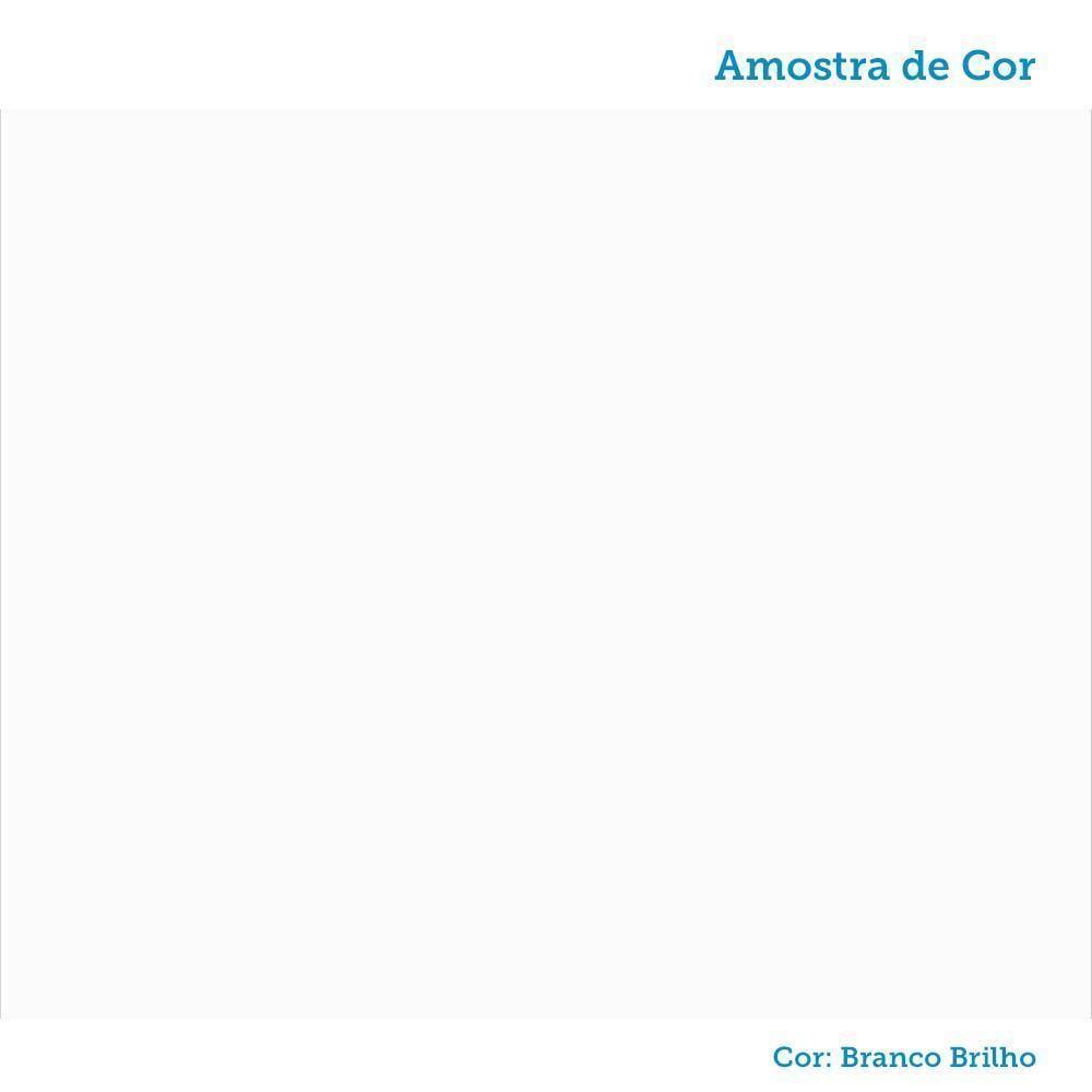 Cômoda Infantil Júnior New 4 Gavetas Branco Brilho - Móveis Peroba - 6