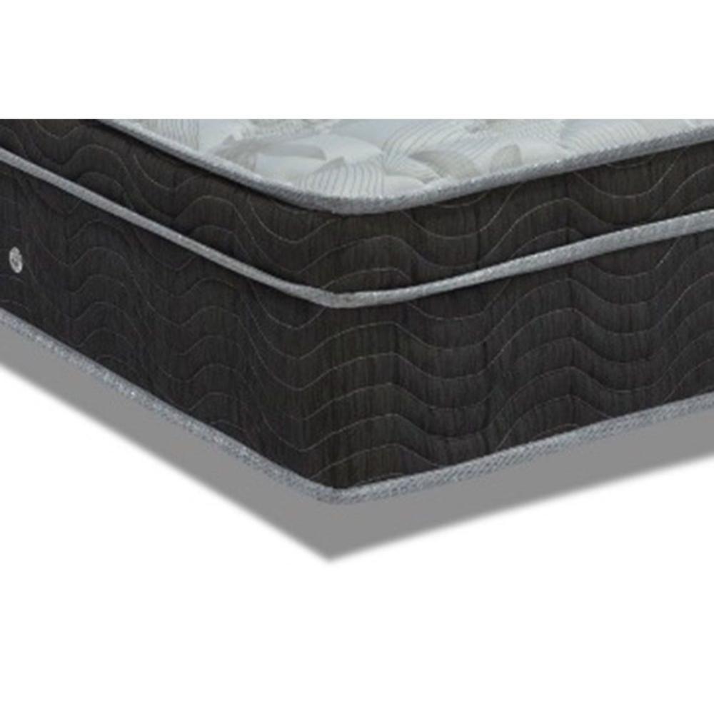 Cama Box King: Colchão Molas Bonnel Ortobom Nanolastic Light Selado + Base CRC Suede Gray(186x198) - 3