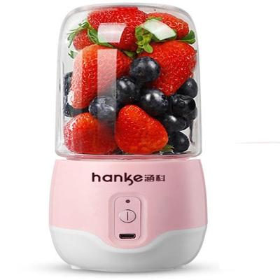 Liquidificador Portatil Sem Fio Mixer Blender Rosa Mini Processador Smoothie Sucos Vitamina Fitness Usb Recarregavel
