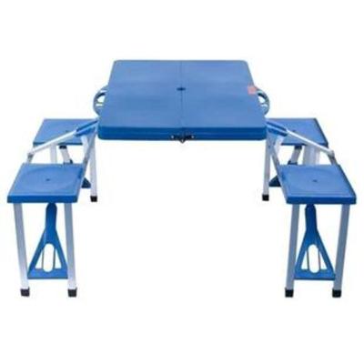 Mesa Camping Praia Com 4 Cadeiras Dobravel Vira Maleta Portatil Mesinha Estudo Crianças Com Banquinhos