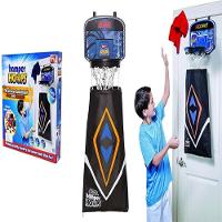 Cesto Roupa Suja De Porta Infantil Suspenso Tabela De Basquete Aro Arara 2 Em 1 Organizador Lavanderia Hamper Hoops