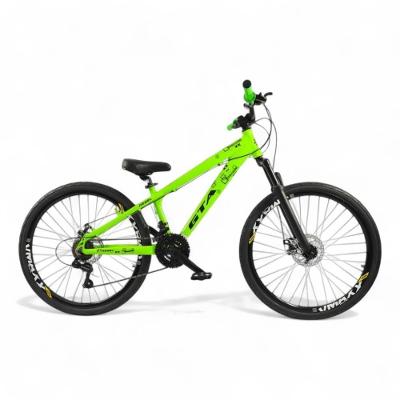 Bicicleta Aro 26 Gta Rebel Freeride 21v Shimano Freio A Disco Do Grau - Verde Verde/preto