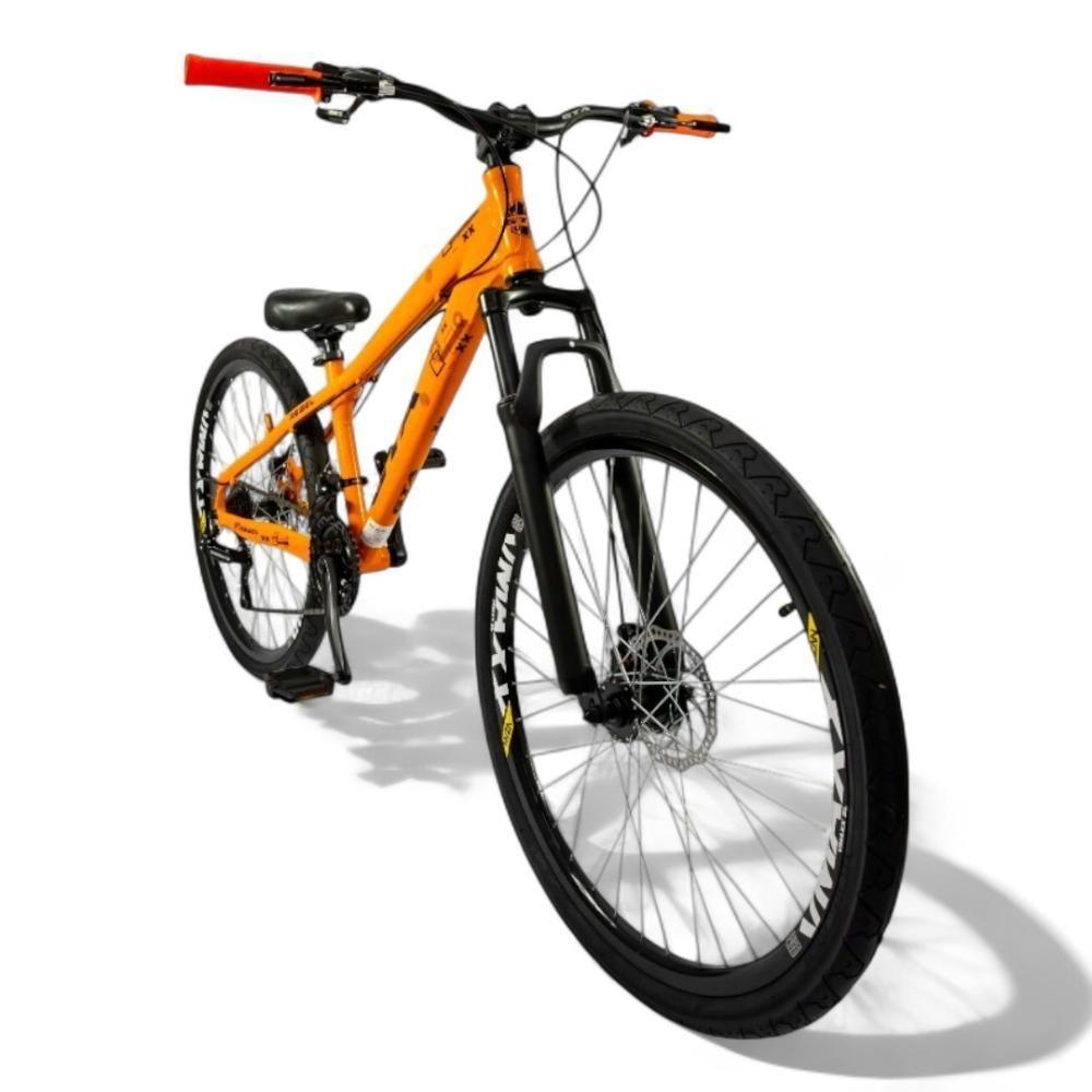 Bicicleta Aro 26 Gta Rebel Freeride 21v Shimano Freio A Disco Do Grau - Laranja Laranja/preto - 2