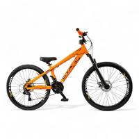 Bicicleta Aro 26 Gta Rebel Freeride 21v Shimano Freio A Disco Do Grau - Laranja Laranja/preto - 1