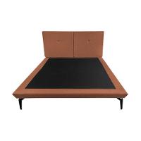 Base Box Cama Japonesa Toquio Queen Com Cabeceira Almofada Linho Telha - 5