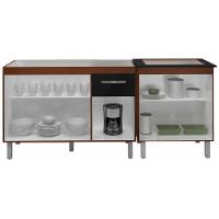 Balcao Pia 120cm E Cooktop 4 Bocas Mobbs Savana Preto - 5