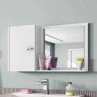 Armario Espelheira 1 Porta 57 Cm Genova Bechara Branco - 6