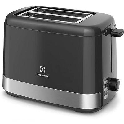 Torradeira Elétrica ETS10 Efficient 8 Níveis Descongelar Grafite 110V Electrolux