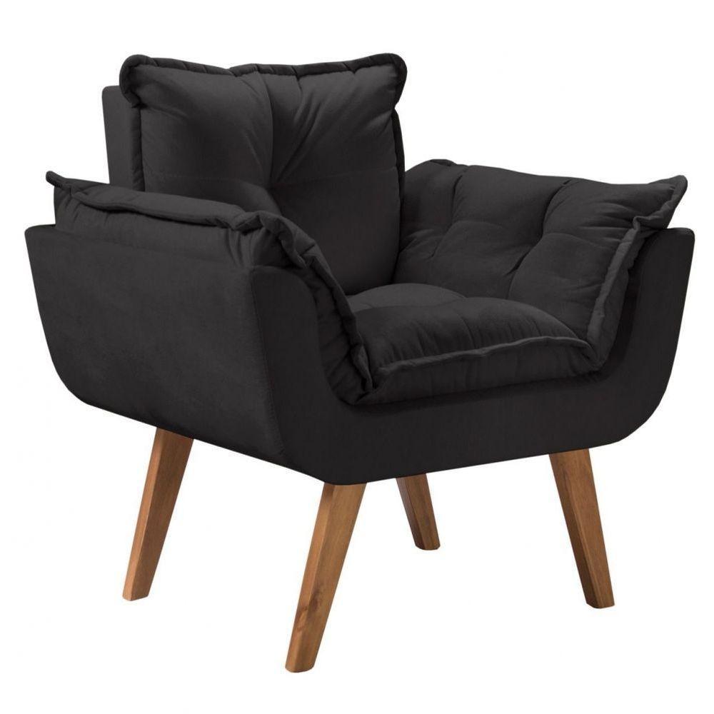 Poltrona Opalla 1 Lugar Suede D Salla - 1