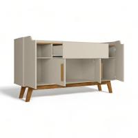 Aparador Com Portas Future Off White E Cinamomo Bechara - 2