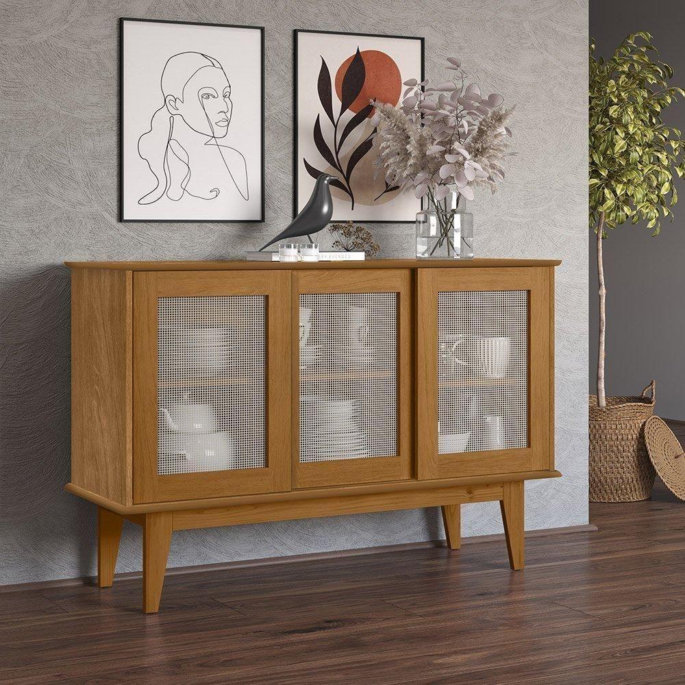 Aparador Buffet Detroit 3 Portas Nature - Tebarrot - 1