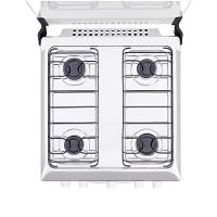 Fogão Atlas 4 Bocas Mesa De Inox Coliseum Plus Branco - 3