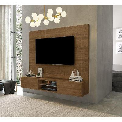 Painel Para Tv 75 Com Nichos Conquest Malbec - Luapa
