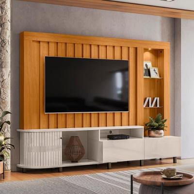 Home Theater Zolder Com Estilo Clássico Cinamomo-off-white