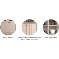 Buffet de Sala Jantar  Lia 4 Portas Off White - Cimol - 2